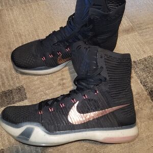 Nike Black and Copper Athletic Shoes